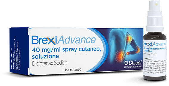 BrexiAdvance spray a base di dicoflenac